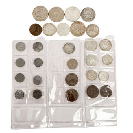 Konvolut Münzen mit unter anderem - Foto 2