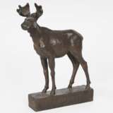 Arne N. Vigeland (Vigeland 1900 - 1983). Bronze-Tierfigur 'Elch' - фото 1