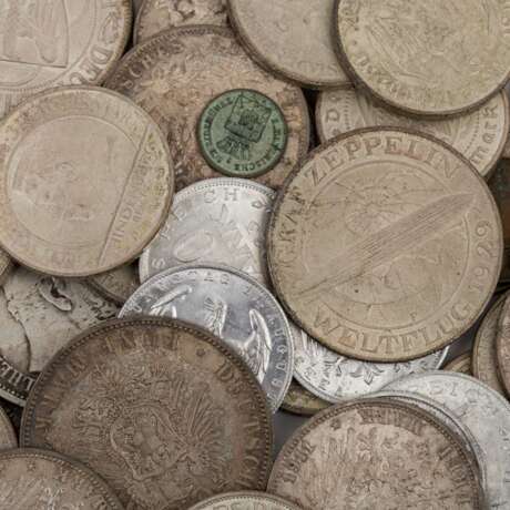 Münzen des Dt. Kaiserreichs, der Weimarer Republik sowie des III. Reichs - - photo 2