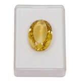 Loser Citrin, 118,35 cts., intensives Goldgelb, - фото 2