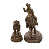 Zwei kleine Bronzen. PERSIEN/INDIEN. - photo 4