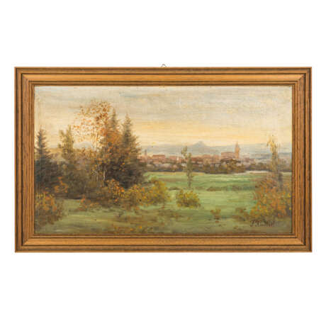 KORNBECK, JULIUS (1839-1920) "Ansicht von Nürtingen" - photo 2