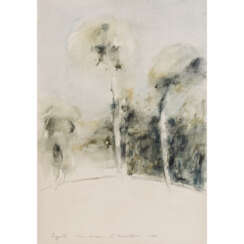 NOCENTINI, ALESSANDRO (geb. 1949), "Landschaft mit vereinzelten Bäumen",