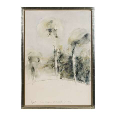 NOCENTINI, ALESSANDRO (geb. 1949), "Landschaft mit vereinzelten Bäumen", - photo 2
