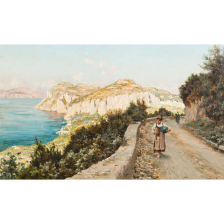 LOVATTI, AUGUSTO (1852-1921) "Auf Capri" - Foto 1