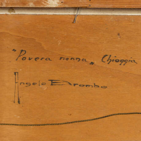 BROMBO, ANGELO (1893-1962), "Povera nonna Chioggia", - фото 5