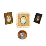 Konvolut 4 Miniaturen, 19. Jahrhundert: - фото 1