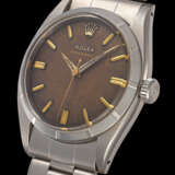 Rolex. ROLEX, STEEL OYSTER PERPETUAL WITH TROPICAL DIAL, REF. 6581 - фото 1