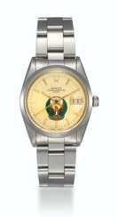 ROLEX, STEEL DATE, REF. 15000 - MADE FOR THE UNITED ARAB EMIRATES ARMED FORCES