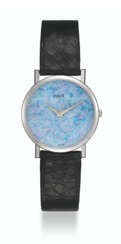 PIAGET, WHITE GOLD WITH OPAL HARD STONE DIAL