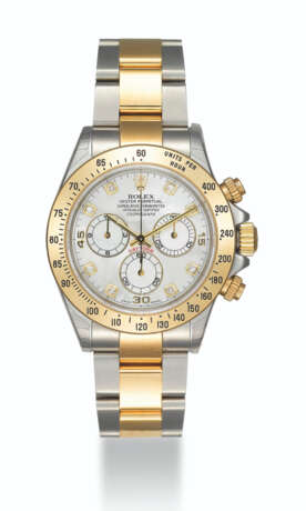 Rolex. ROLEX, STEEL AND GOLD DAYTONA WITH MOTHER-OF-PEARL DIAL, REF. 116523 - фото 1