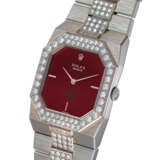 Rolex. ROLEX, WHITE GOLD AND DIAMONDS WITH BURGUNDY DIAL, REF. 4652 - MADE FOR THE SULTANATE OF OMAN - photo 3