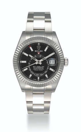 Rolex. ROLEX, STEEL AND WHITE GOLD SKY-DWELLER, REF. 326934 - MADE FOR THE U.A.E MINISTRY OF DEFENSE - photo 2