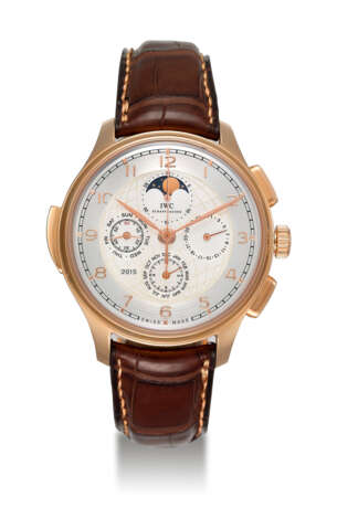 IWC. IWC, LIMITED EDITION PINK GOLD PORTUGIESER GRANDE COMPLICATION WITH MINUTE REPEATING AND PERPETUAL CALENDAR, NO. 09/50 - фото 3