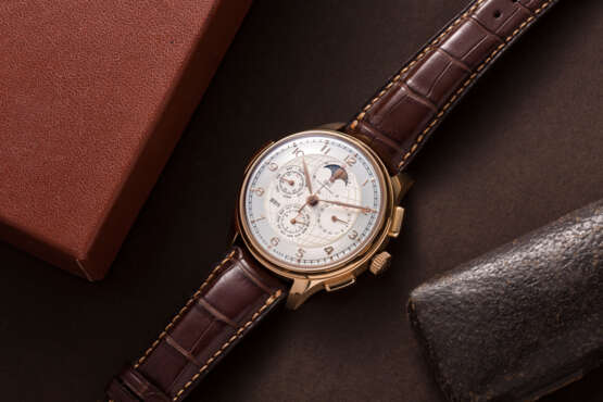 IWC. IWC, LIMITED EDITION PINK GOLD PORTUGIESER GRANDE COMPLICATION WITH MINUTE REPEATING AND PERPETUAL CALENDAR, NO. 09/50 - Foto 4