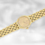 Armbanduhr: goldene vintage Damenuhr mit Brillantbesatz, "Omega De Ville", 18K Gold - Foto 1