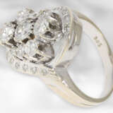 Ring: attraktiver weißgoldener Brillantring, insgesamt ca. 1,33ct, 14K Gold - фото 2