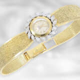 Armbanduhr: sehr dekorative, hochwertige vintage Schmuckuhr mit Diamantbesatz, vermutlich 60er-Jahre, signiert Meister - Omega - photo 2