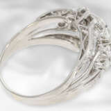 Ring: hochkarätiger, ehemals sehr teurer Platinring mit Diamantbesatz, insgesamt ca. 2,03ct, 950er Platin - фото 3