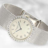 Armbanduhr: sehr schöne vintage Damenarmbanduhr der Marke Vacheron & Constantin mit Brillantbesatz, insgesamt ca. 0,54ct, 18K Weißgold - photo 1