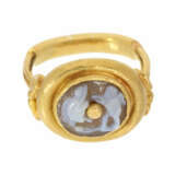 Ring: sehr seltener, schwerer antiker Ring mit Steinkamee, vermutlich 18. Jahrhundert - photo 1