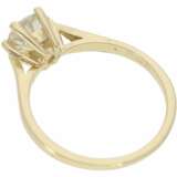 Ring: goldener Solitär/Brillant-Goldschmiedering mit feinem Brillant von 1,06ct - Foto 2