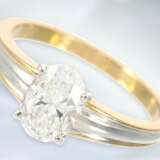 Ring: exquisiter, moderner und sehr hochwertiger Diamant-Damenring, ca. 1,25ct - фото 1