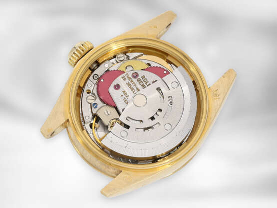 Armbanduhr: luxuriöse Rolex Lady Datejust, Ref. 69178, Chronometer, E-Serie, 18K Gold, Revision 2019 - Foto 4