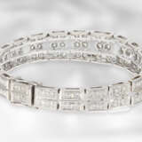 Armband: interessantes vintage Diamantarmband, insgesamt ca. 3,75ct, 18K Weißgold - photo 4