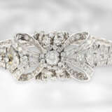 Armband: hochdekoratives vintange Armband mit Diamanten von insgesamt ca. 6,5ct, 18K Weißgold - photo 1