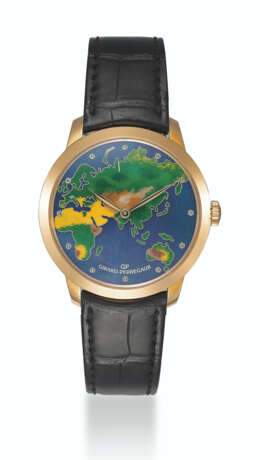 Girard-Perregaux. GIRARD-PERREGAUX, LIMITED EDITION PINK GOLD AND DIAMONDS WITH “THE WORLD” CLOISONNÉ ENAMEL DIAL - photo 1