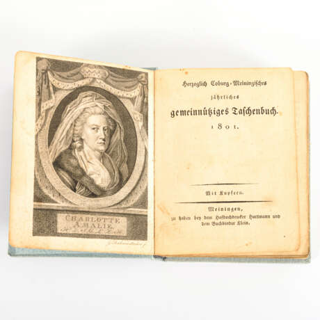 6x "Herzoglich Coburg-Meiningisches ...Taschenbuch" - Foto 2