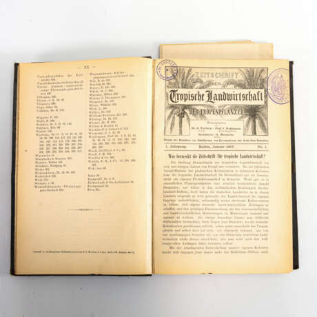 "Der Tropenpflanzer - Zeitschrift für Tropische Landwirtschaft" - photo 1