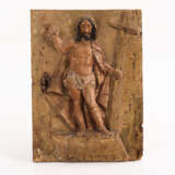 Gotische Relieftür mit Christus - Foto 1
