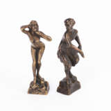 Wiener Bronze: 2-teilige Gruppe: Satyr und Nymphe - фото 2