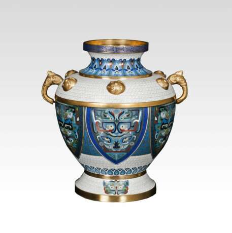  Große Cloisonné-Vase - фото 1
