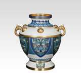  Große Cloisonné-Vase - photo 1