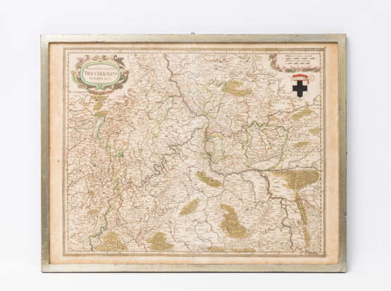 Hist. Landkarte des Erzbistums Trier 17. Jahrhundert, neuerer Nachdruck 19. /20. Jahrhundert- - фото 1