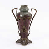 Jugendstil-Vase mit Metallmontierung - photo 1