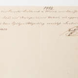 Dokumente preussischer Könige - Unterlagen mit zum Teil Original-Autographen, - Foto 3