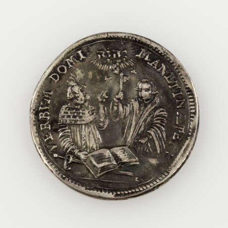 Sachsen - Silbermedaille 1617 von Chr. Maler auf die Jahrhundertfeier der Reformation. - photo 1