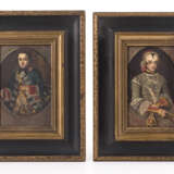 Paar barocke Miniaturporträts mit Herrscherpaar - photo 1