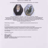 Große Brosche mit Elfenbein-Miniaturporträt eines Herren - фото 3