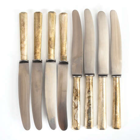 8 Messer mit Silbergriff - photo 1