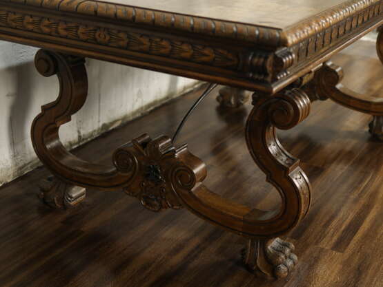 Dining table “Antique carved dining table”, Metal, See description, 1920 - photo 2