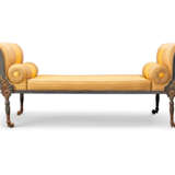 A NORTH EUROPEAN PARCEL-GILT CAST-IRON DAYBED - фото 1