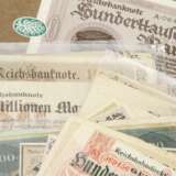 Interessante Zusammenstellung vorwiegend deutscher Banknoten des 20. Jahrhunderts. - dabei Inflationsgeld wie z.B. - Foto 4