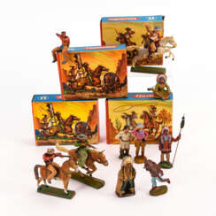 Konvolut Wild-West-Figuren