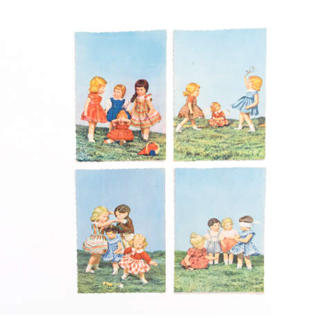 Mädchenpuppe "Amelie" und 4 Postkarten - Foto 3