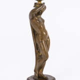 Bronzeleuchter mit Frauenakt - Foto 2